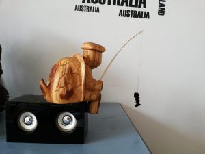 tortue en bois sculpter