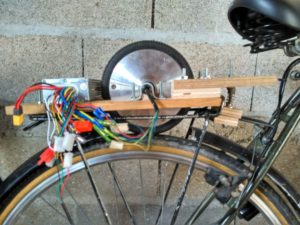 velo electrique diy porte bagage