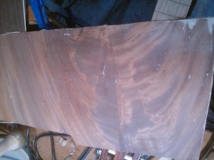 Incrustation aluminium guitare