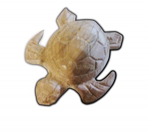 tortue bois de chêne sculpter