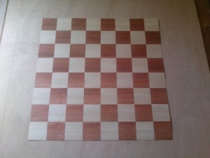échiquier placage