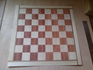 échiquier placage