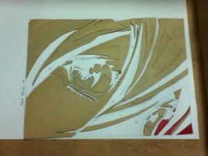 Découpe placage marqueterie