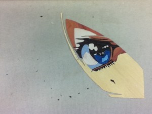 Assemblage marqueterie manga