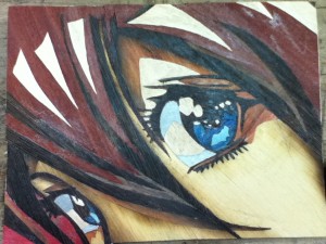 Assemblage marqueterie manga