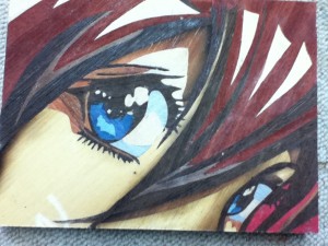 Assemblage marqueterie manga