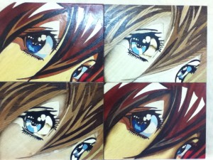 Marqueterie manga fini