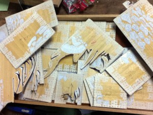 paquet marqueterie placage